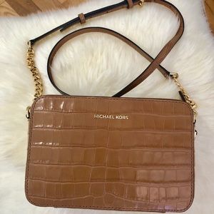 Michael Kors cross-body Crocodile-Embossed